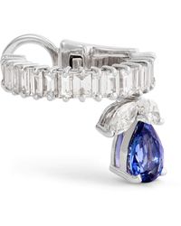 YEPREM - Diamond And Sapphire Whisper Ear Cuff - Lyst