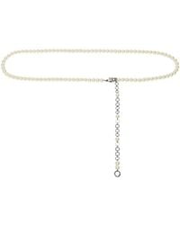 Marina Rinaldi - Faux Pearl Belt - Lyst