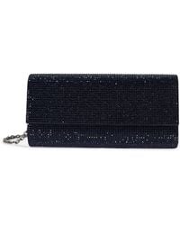 Judith Leiber - Satin Crystal-Embellished Perry Clutch Bag - Lyst
