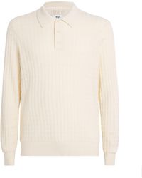 Wax London - Cotton-Cashmere Oban Polo Sweater - Lyst
