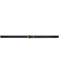 Saint Laurent - Extra-Thin Cassandre Belt - Lyst