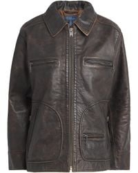 Polo Ralph Lauren - Moto Leather Jacket - Lyst