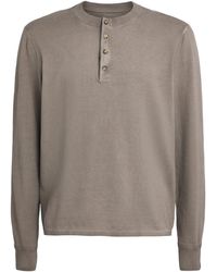 Rag & Bone - Supima Cotton Henley T-Shirt - Lyst