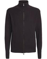 Barena - Virgin Wool Rib-Knit Zip-Up Cardigan - Lyst