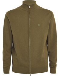 Harrods - Cashmere Zip-Up Sweater - Lyst