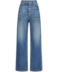 Valentino Garavani - Wide-leg Jeans - Lyst