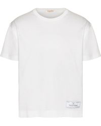 Valentino Garavani - Cotton Logo-patch T-shirt - Lyst