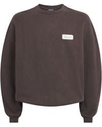 Jacquemus - Cotton Oversized Logo Sweatshirt - Lyst