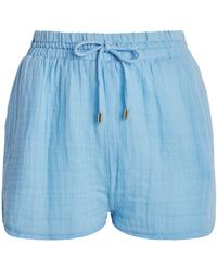Melissa Odabash - Cotton Abbie Drawstring Shorts - Lyst