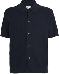 NN07 - Organic Cotton Nolan Button-Up Polo Shirt - Lyst
