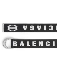 Balenciaga - Logo D-Buckle Belt - Lyst