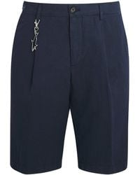 Paul & Shark - Cotton-Linen Bermuda Shorts - Lyst