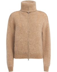 Claudie Pierlot - Funnel-Neck Zip Cardigan - Lyst