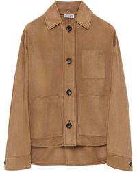 Loewe - Suede Workwear Jacket - Lyst