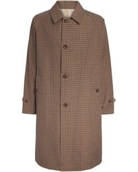 Mackintosh - Wool-Cotton Reversible Balfield Overcoat - Lyst