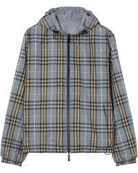 Burberry - Reversible Check Print Jacket - Lyst