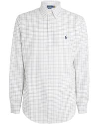 Polo Ralph Lauren - Stretch-Cotton Check Polo Pony Shirt - Lyst