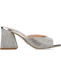 Steve Madden - Embellished Glowing-R Mules 80 - Lyst