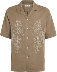 Samsøe & Samsøe - Embroidered Saoscar Shirt - Lyst