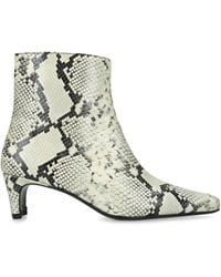 STAUD - Leather Wally Ankle Boots 55 - Lyst