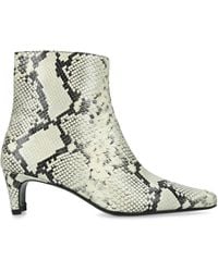 STAUD - Leather Wally Ankle Boots 55 - Lyst