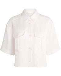 Anine Bing - Edith Cropped Shirt - Lyst