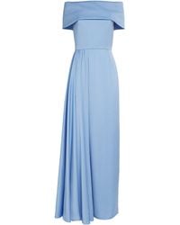 Edeline Lee - Charmeuse Off-The-Shoulder Philomena Gown - Lyst