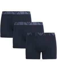 Emporio Armani - Stretch-Cotton Boxer Briefs - Lyst