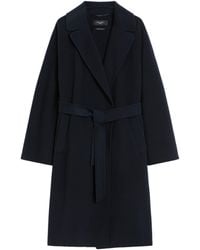 Weekend by Maxmara - Wool-Blend Belted Coat - Lyst