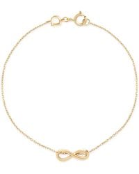 Astrid & Miyu - Infinite Pendant Bracelet - Lyst