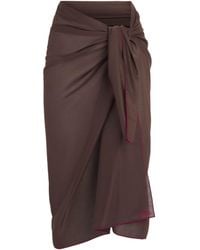Eres - Cotton Voile Cabine Pareo - Lyst