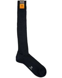 Doré Doré - Long Cotton Rib-Knit Socks - Lyst
