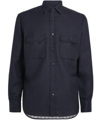 Brioni - Wool Overshirt - Lyst