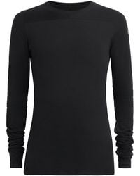 Rick Owens - X Moncler Cotton Long-Sleeve Girder T-Shirt - Lyst