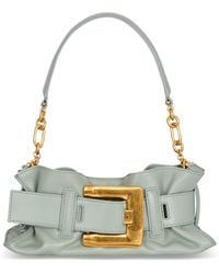 Balmain - Mini Leather Anthem Shoulder Bag - Lyst