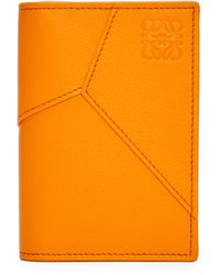 Loewe - Leather Puzzle Edge Bifold Card Holder - Lyst