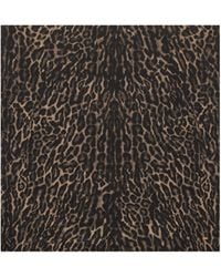 Saint Laurent - Mohair-Blend Leopard Print Square Scarf - Lyst