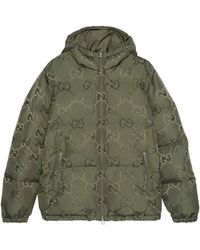 Gucci - Jumbo GG Canvas Down Jacket - Lyst