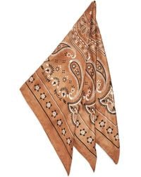 Sandro - Silk Bandana Print Scarf - Lyst