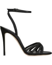Casadei - Satin Julia Heeled Sandals 100 - Lyst
