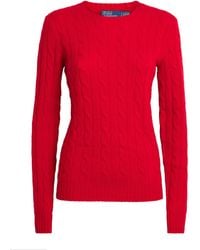 Polo Ralph Lauren - Cashmere Cable-Knit Julianna Sweater - Lyst
