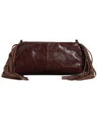Maje - Leather Miss M Clutch Bag - Lyst