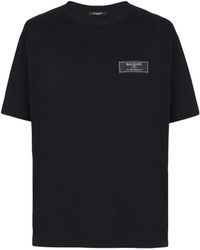 Balmain - Cotton Logo-patch T-shirt - Lyst