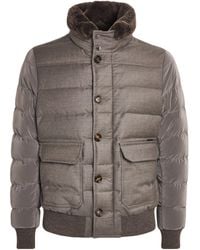 Moorer - Quilted Fantoni Bomber Jacket - Lyst