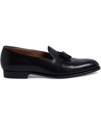 dunhill - Calf Leather Tassel Loafers - Lyst