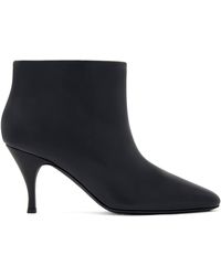 Herbert Levine - Leather Silhouette Ankle Boots 80 - Lyst