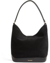 Sandro - Suede Tangoso Bucket Bag - Lyst