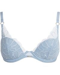Chantelle - Fleurs Plunge T-Shirt Bra - Lyst