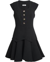 Sandro - Structured Buttoned Mini Dress - Lyst