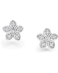 Graff - And Diamond Wild Flower Stud Earrings - Lyst